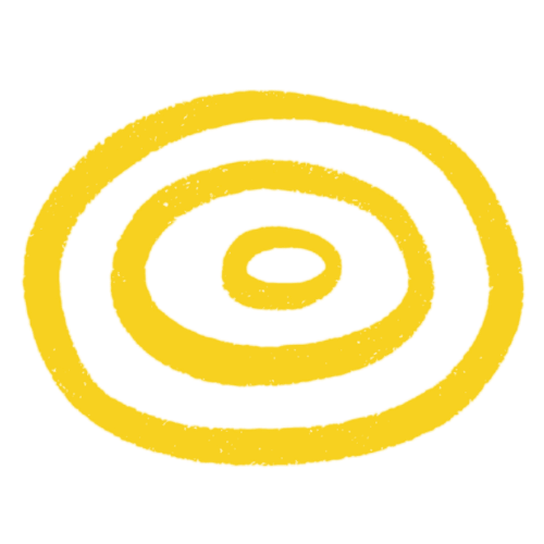 Yellow abstract circles